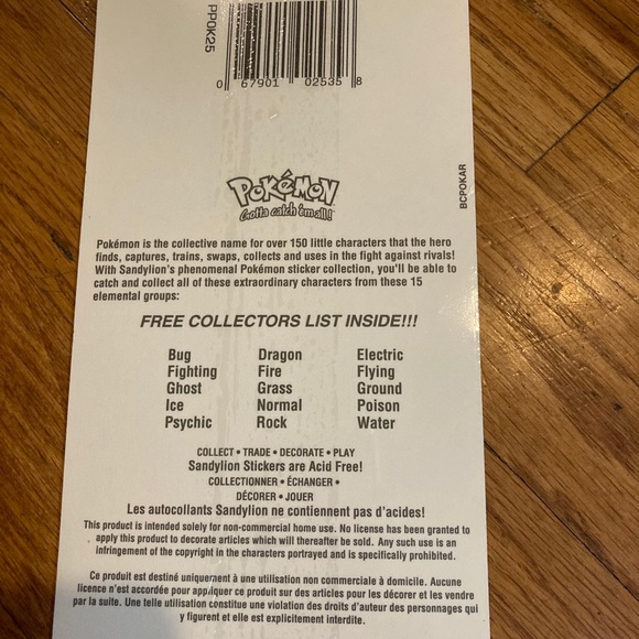 - Pokémon stickers. 9 packages - Picture 3 of 3